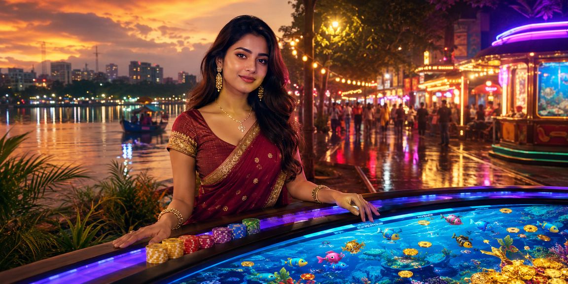 ঢাকায় রাতের বাজারে মাছ ধরা গেমিং অভিজ্ঞতা